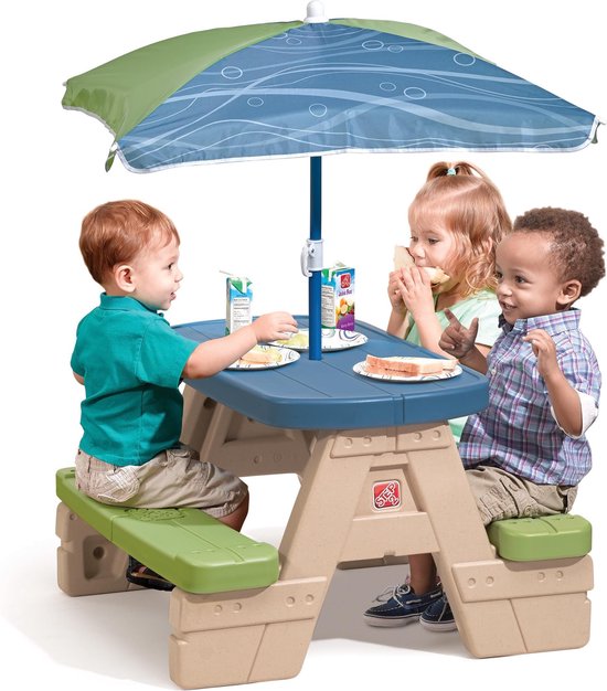 GOPLUS Kindermeubel van dennenhout, picknicktafel met bank voor GOPLUS Kindermeubel van dennenhout, picknicktafel met bank voor