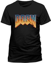 Doom Classic logo Heren T-shirt S