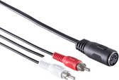 PremiumConnect Adapter kabel Tulp stereo 2RCA - 20 cm