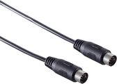 Nedis DIN-Audiokabel - DIN 5-Pins Male - DIN 5-Pins Male - Vernikkeld - 3.00 m - Rond - PVC - Zwart - Envelop