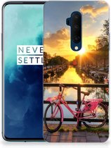 OnePlus 7T Pro Siliconen Back Cover Amsterdamse Grachten