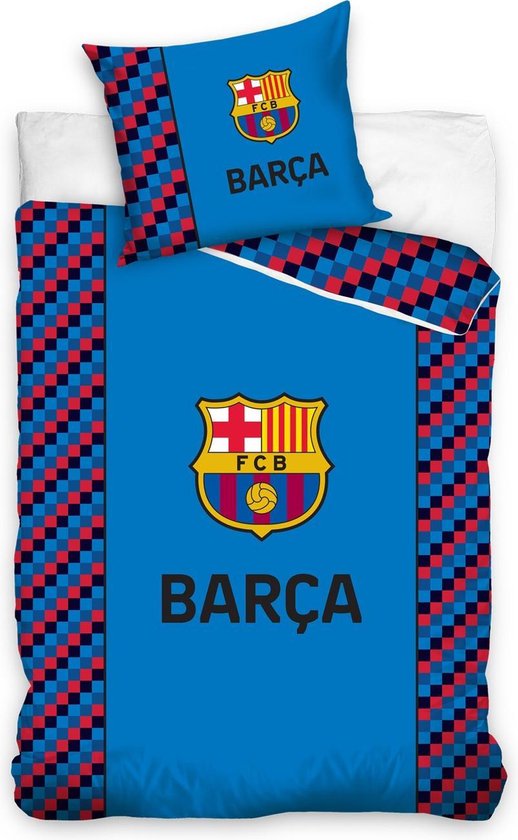 Housse de couette Fc Barcelona Barça 140 X 200 Cm Blauw | bol.com