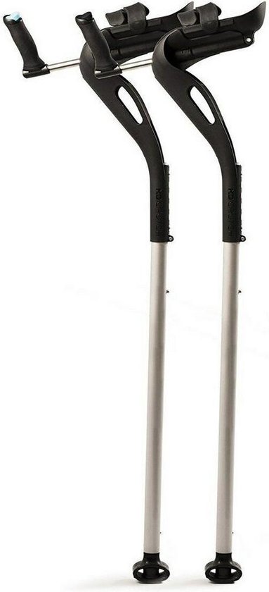 M+D crutch, de comfortabele krukken (zwart - per paar) | bol.com