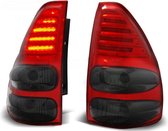 Feux arriere TOYOTA LAND CRUISER 120 03-09 LED ROUGE FUMEE