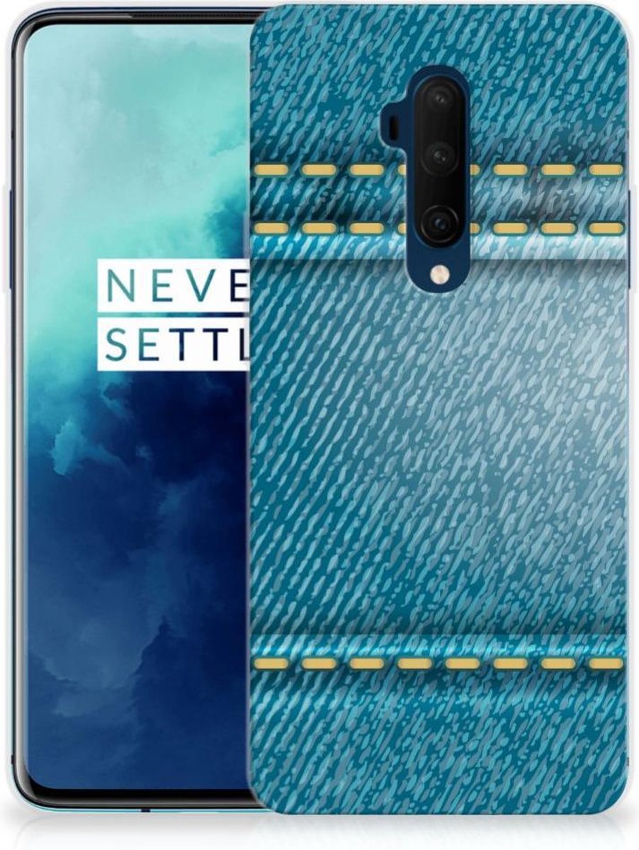 OnePlus 7T Pro Silicone Back Cover Jeans