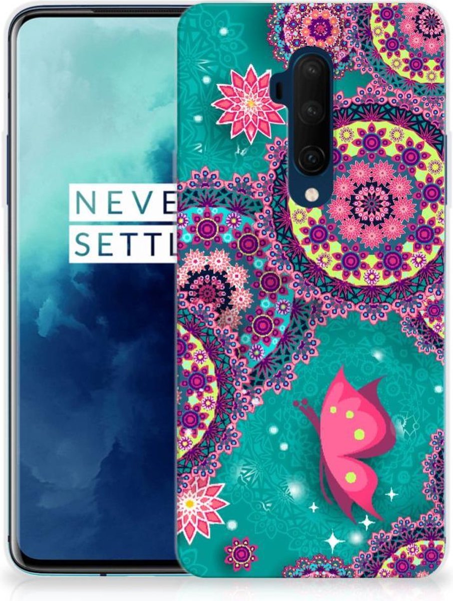 OnePlus 7T Pro Hoesje maken Cirkels en Vlinders