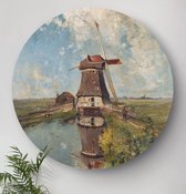 HIP ORGNL Schilderij In de maand juli - ⌀140cm - Wandcirkel