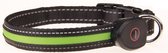 Honden Led Halsband - Groen - Maat M - USB oplaadbaar