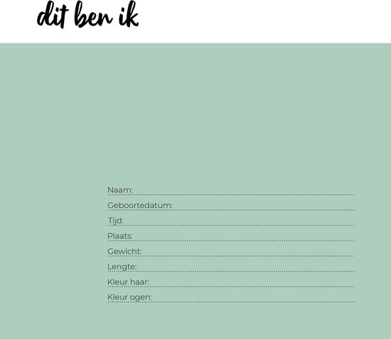 Bijzonder Babydagboek | Baby invulboek eerste jaar | Baby's eerste jaar | Invulalbum | Invulboek voor baby | Persoonlijk dagboek | Invulboek prematuur | Dagboek premature baby |