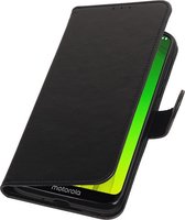Bookstyle Hoes voor Motorola Moto G7 Power Zwart