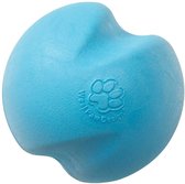 West Paw Zogoflex Jive - Drijvende Stuiterende Hondenbal voor Werpstok - Blauw - L - 8 cm