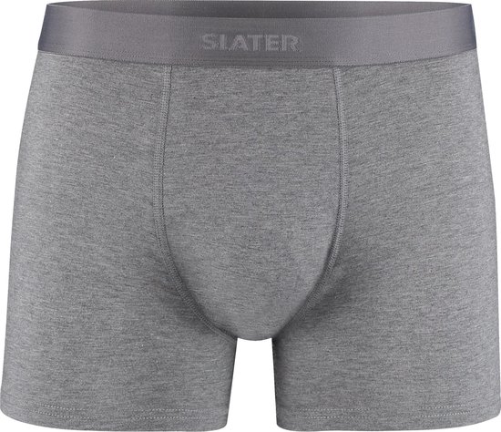 Slater 8830 - Bamboe Boxershort 2-pack grijs melange L