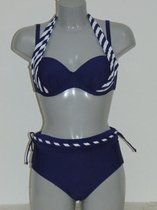 Lentiggini Stripe Marine Blauw - Bikini Maat: 85D