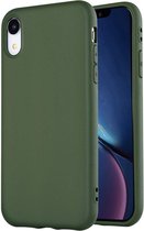 iPhone XR Hoesje - Siliconen Back Cover - Groen
