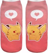 Pokemon enkelsokken Pikachu Unisex Enkelsokken Maat 36-41