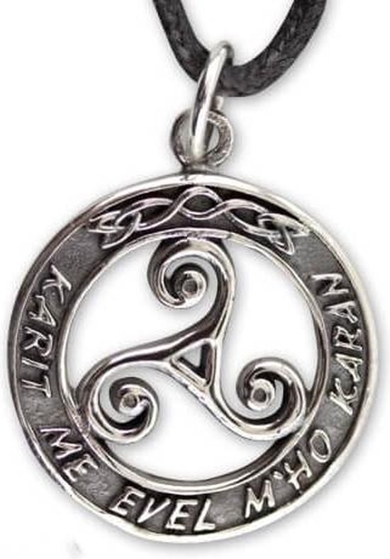 Pendentif celtique en argent 925 avec triskelion, pendentif celtique en  argent | bol