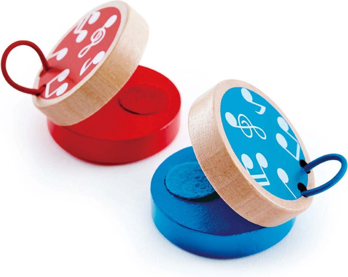 Hape meeklapbare castagnetten | 12 stuks - UNI