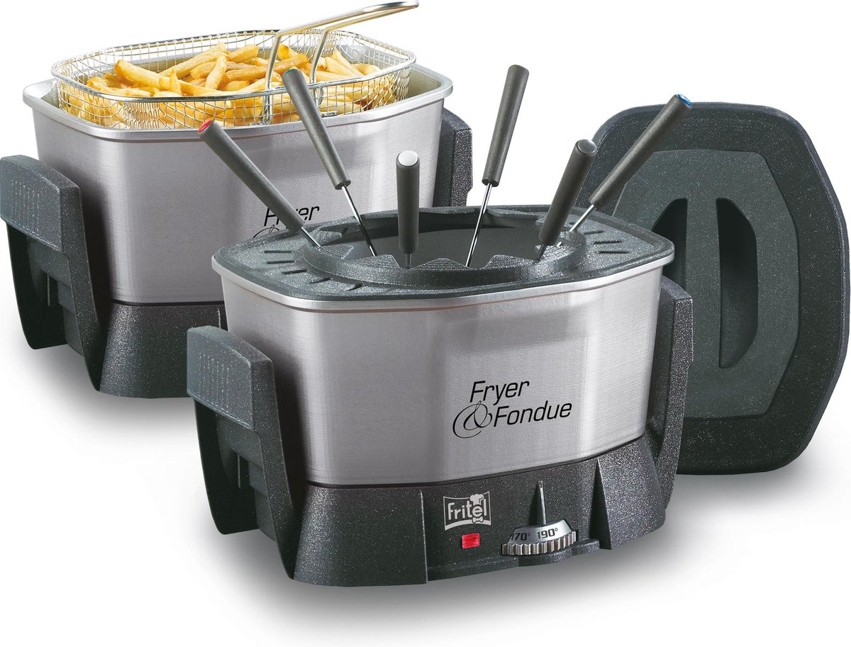 Mini-friteuse avec service à fondue intégré - 0,9 L - Friteuse - Achat &  prix