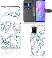 Geschikt voor Samsung Galaxy S20 Plus Hoesje Blossom White