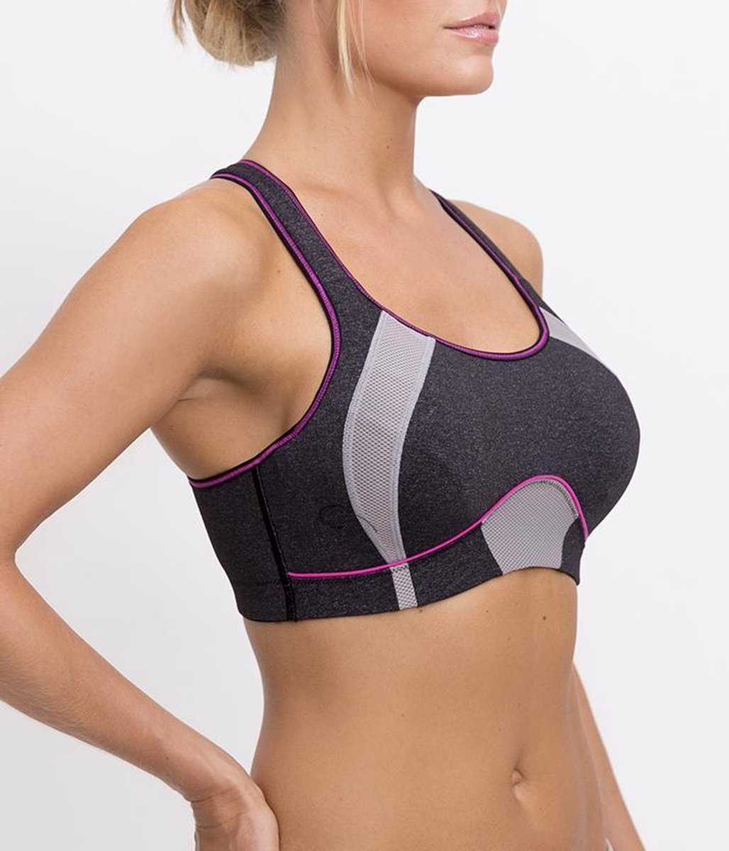 Q-Linn Barcelona Grijs - Sport bh Maat: 70C