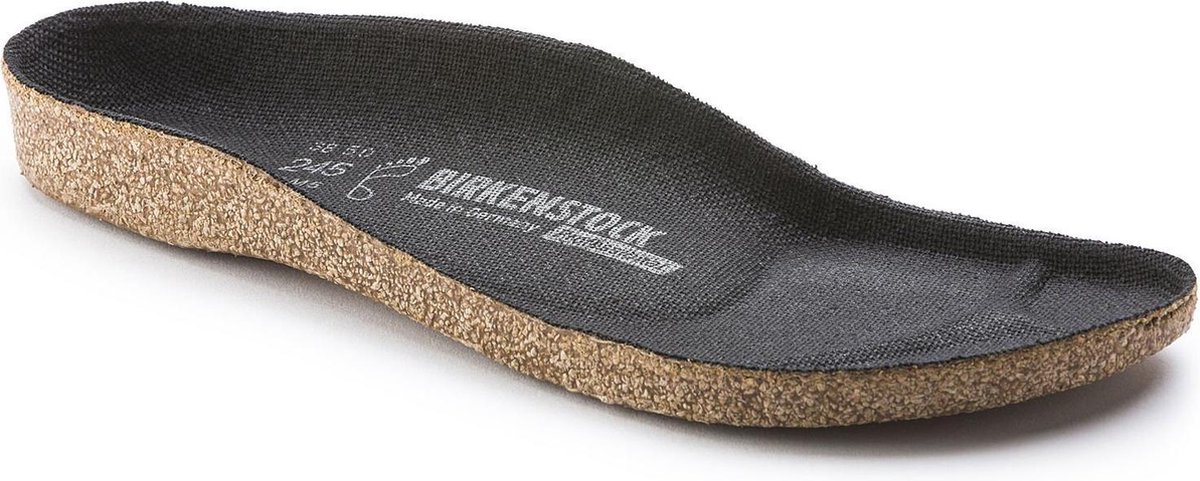 Birkenstock Super Birki regular vervangbaar voetbed – voor Birki klompen Zwart