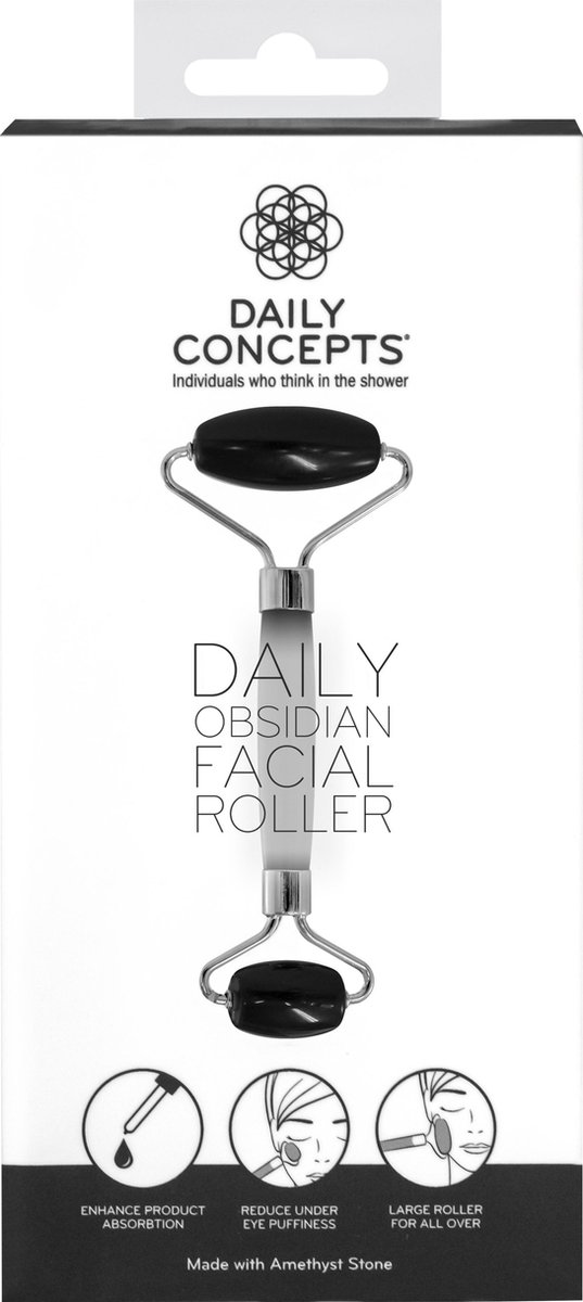 Daily Concepts Daily Obsidian Facial Roller Masážní Váleček Na Obličej