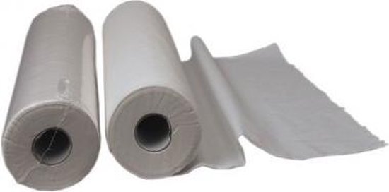 Onderzoektafelpapier - Behandeltafelpapier - Onderzoeksbankpapier x 16 rollen voor onderzoekstafel Midmark-Ritter  48cm x 38m 2 lagen