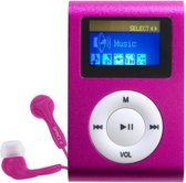 Difrnce MP3 Speler met Clip Roze 4GB incl In Earphones