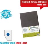 Dexitex Frans bed ANTRACIET Hoeslaken, geschikt voor Caravan,Camper LINKS