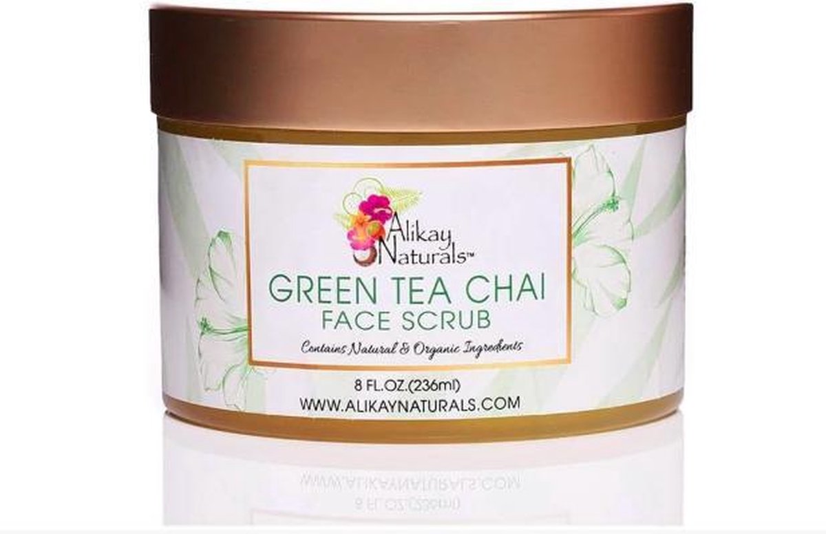 Alikay Naturals Green Tea Chai Facial Scrub 236ml