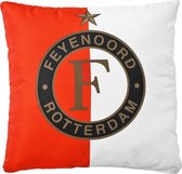 Feyenoord Sierkussen Logo, rood/wit, 40x40cm