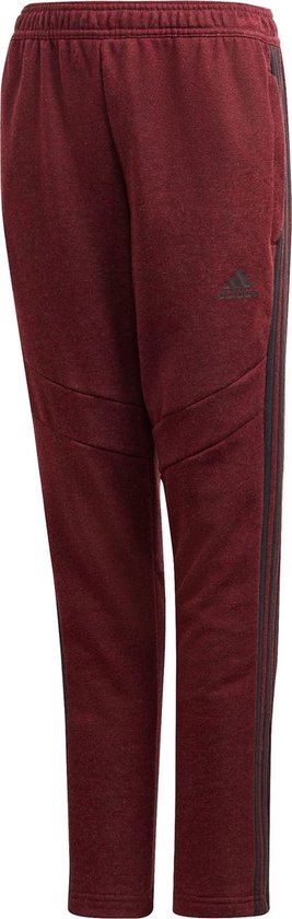 adidas Tiro 19 Sportbroek - Maat 128 - Unisex - bordeaux rood/zwart |  bol.com