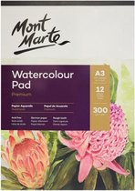 Mont Marte® Waterverfpapier 300 grams - 12 vel A5