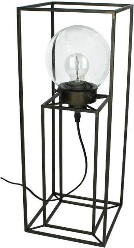 Zelfrespect engineering album 4goodz Leira - Industriele staande lamp - dressoir lamp - 52x20x20cm |  bol.com