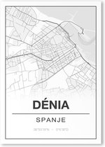 Poster/plattegrond DENIA - A4