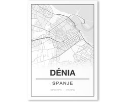 Poster/plattegrond DENIA - A4
