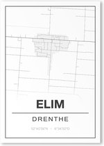 Poster/plattegrond ELIM - A4