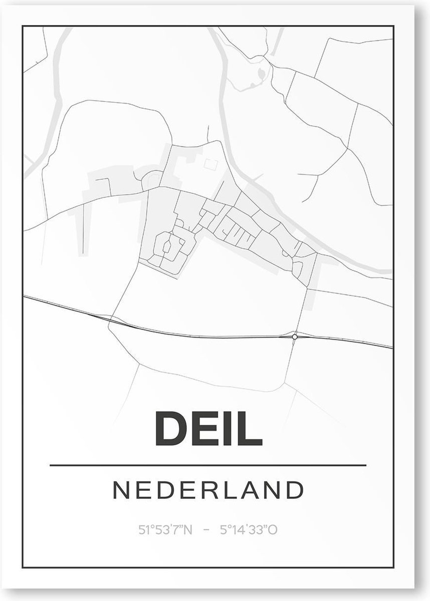 Poster/plattegrond DEIL - A4