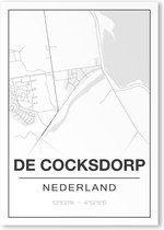 Poster/plattegrond DE COCKSDORP - A4