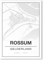 Poster/plattegrond ROSSUM - 30x40cm