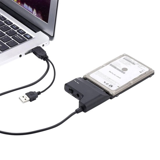 Harde Adapter [1x USB-A 2.0 stekker - 1x SATA-combi-stekker... | bol.com