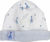 Sophie de giraf - babymutsje - blauw - 0-1 Maand