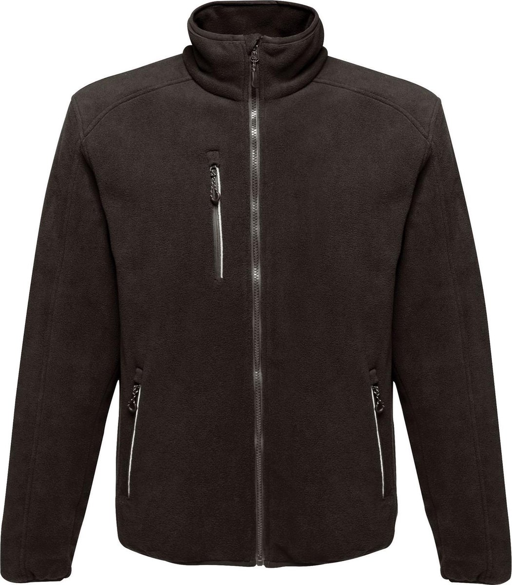 Fleece Hiken Heren Waterproof Ademend Zwart