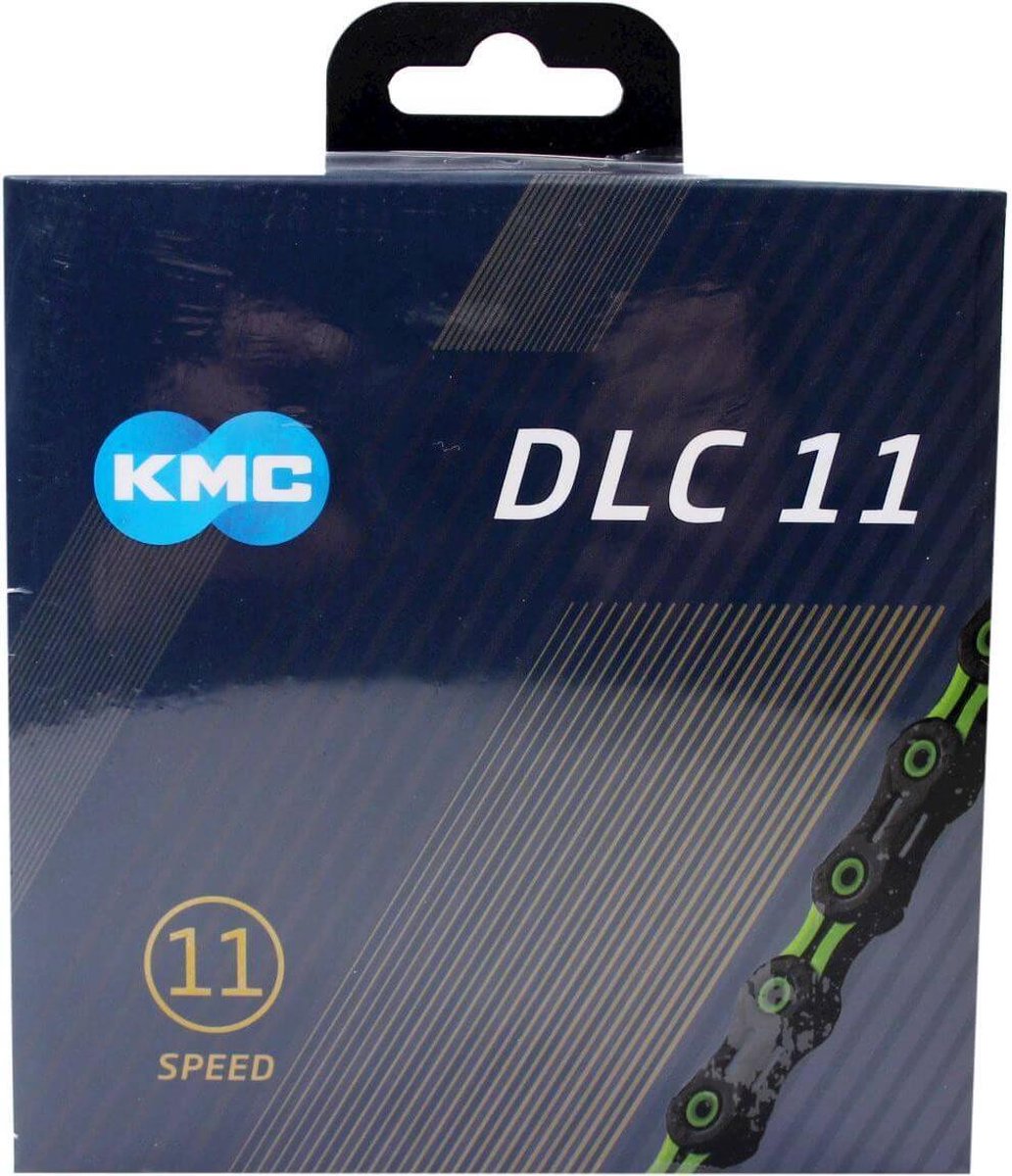 KMC X11 DLC Fietsketting 11 speed - Zwart/Groen