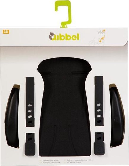 Widek - Qibbel Luxe Stylingset voor Achterzitje - Zwart - Qibbel