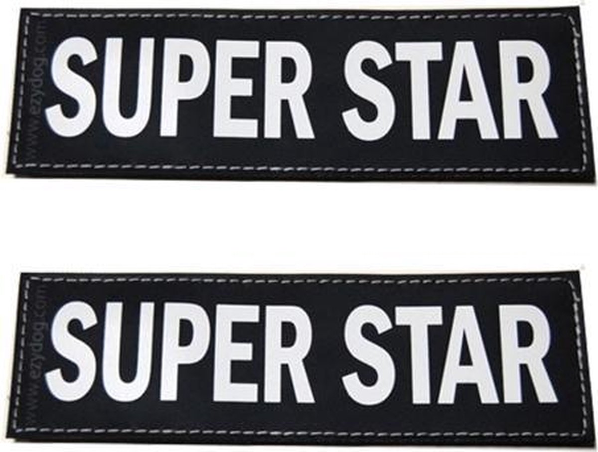 Ezydog Harnas Patch - Super Star - 3x11 cm