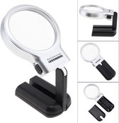 Multifunctionele Loeplamp - LED Verlichting - 3x Vergroting - Bruikbaar Als Vergrootglas - Werkt Op Batterijen (Meegeleverd)