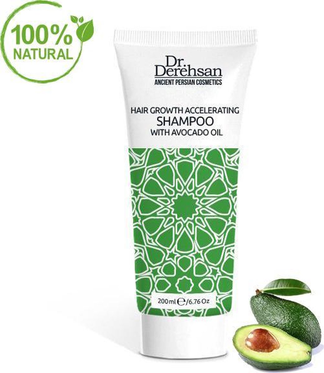Avocado Bio Shampoo-Haargroei Versneller & Dikker Glanzend Haar - 200ml