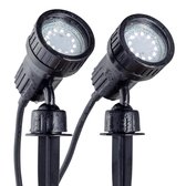 B.K.Licht Nima LED tuinlamp - buitenspot - GU10 - grondpen - 2 stuks