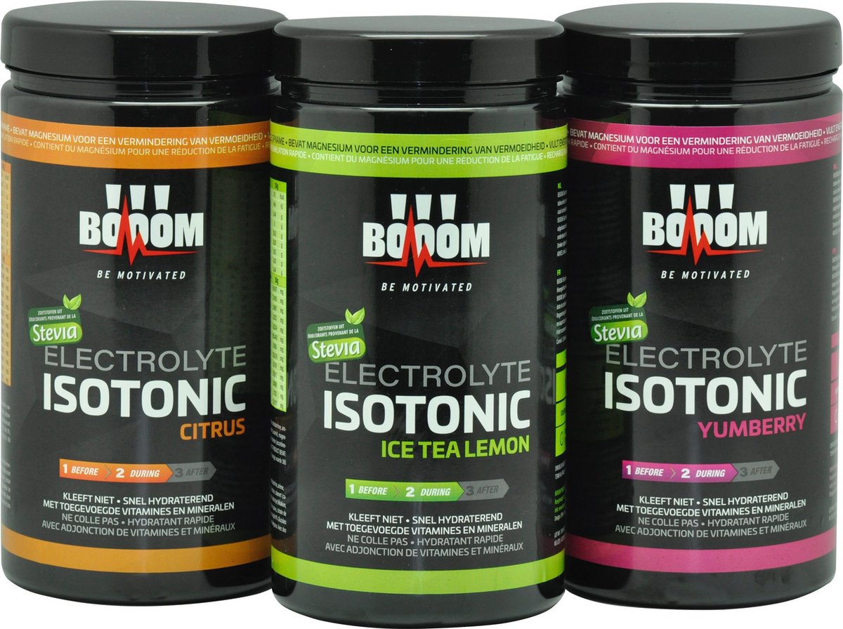 Goedkoopste BOOOM Electrolyte Sports Drink 750g Citrus